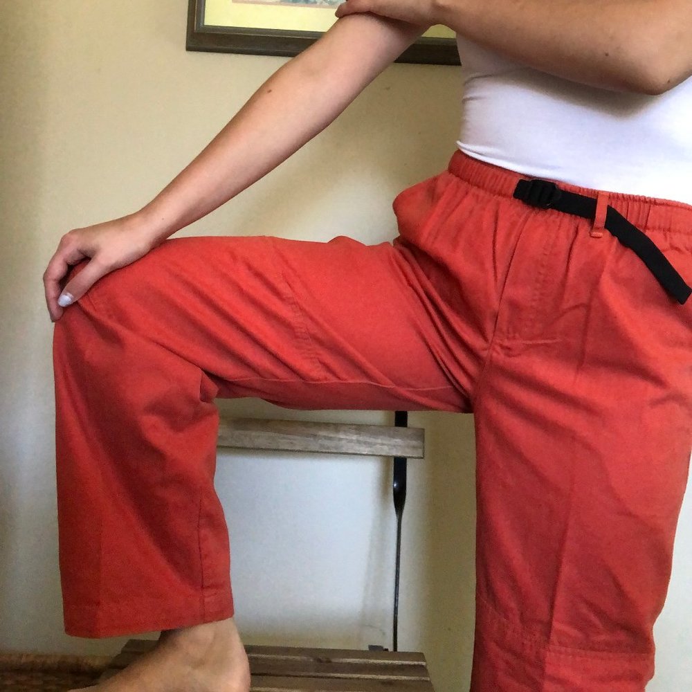 Lands End Field Pants in Orange